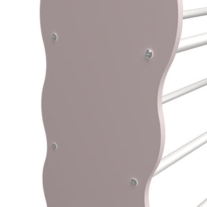 Raft copii Vestnes 78x86x26,5 cm vata zahar roz/alb [en.casa]