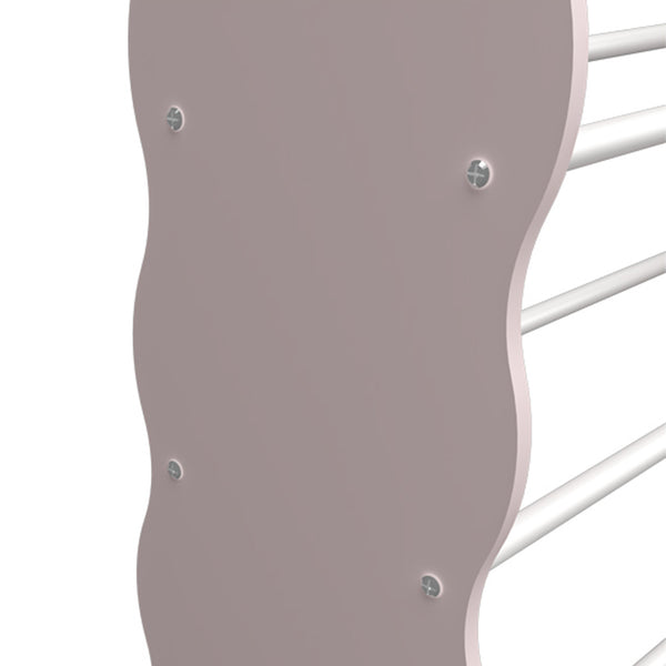 Raft copii Vestnes 78x86x26,5 cm vata zahar roz/alb [en.casa]
