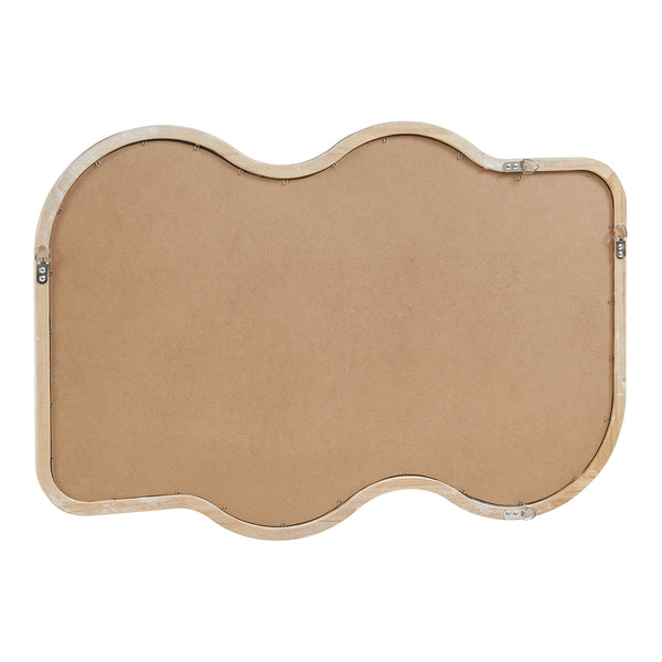 Oglinda de perete Bellerirnu 90x60 cm efect stejar Sonoma [en.casa]