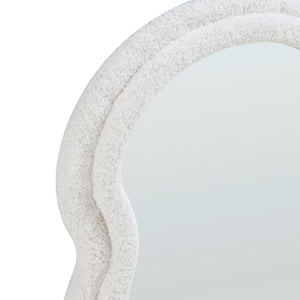 Oglinda de perete Brummen 80x60 cm alb [en.casa]