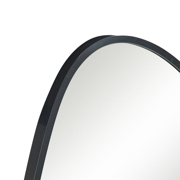 Oglinda de perete Orland 82x46 cm negru [en.casa]