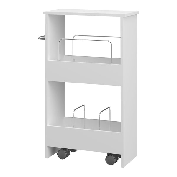 Raft mobil Katra 66x40x20 cm alb [en.casa]