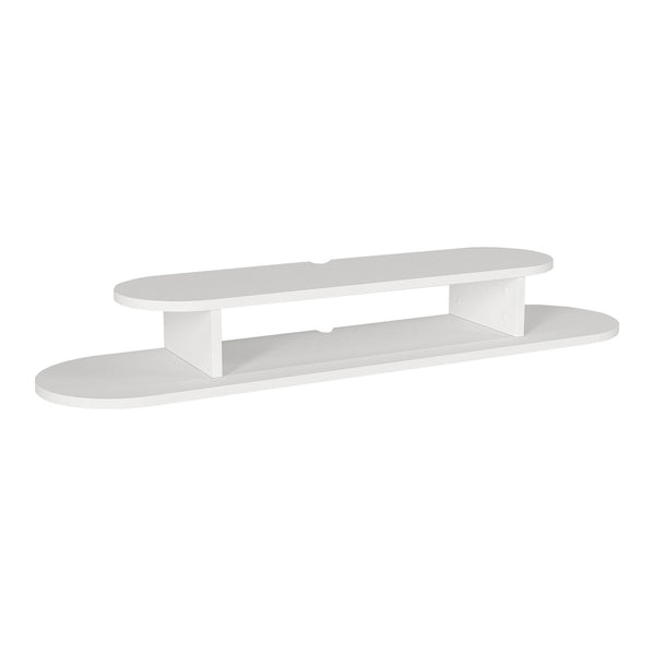 Suport TV perete Targema 120x30x16 cm alb [en.casa]
