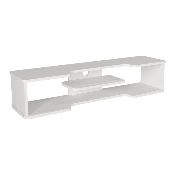 Suport TV de perete Yrela 120x30x26 cm alb [en.casa]