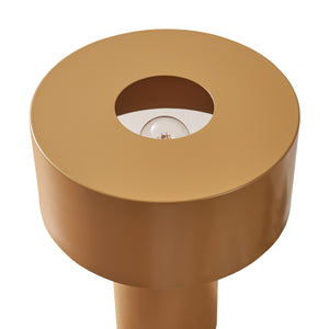 Lampa de masa Kömn 37x30cm 1xE27 max 60W metal maro [lux.pro]