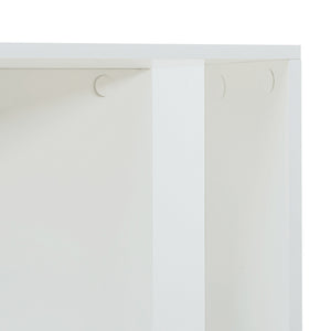 Raft rotativ Fjelmarirg 109x34x34 cm alb [en.casa]