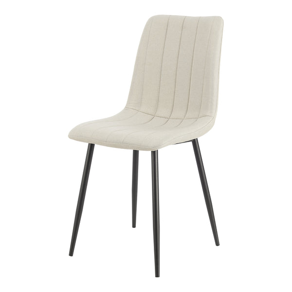 Set masa rotunda si 4 scaune Hemnes 75x100 cm efect lemn stejar/bej [en.casa]