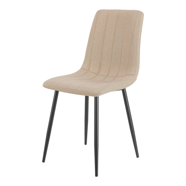 Set masa si 4 scaune Hemnes 75x100x60 cm efect lemn stejar/maro deschis [en.casa]
