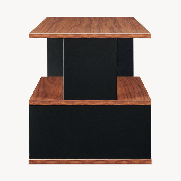 Măsuță de cafea Trond 80x40x42 cm Negru/Nuc [en.casa]
