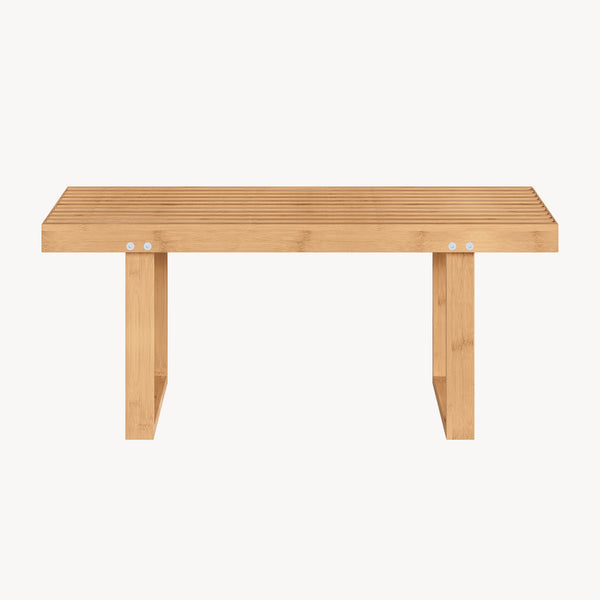 Banca hol Aarela 91x41x38 cm bambus [en.casa]