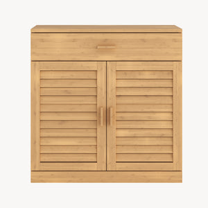 Dulap pantofi cu sertar Aarela 67x66x34 cm bambus [en.casa]