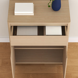 Dulap auxiliar Takranmaa 88x79x39 cm aspect stejar [en.casa]