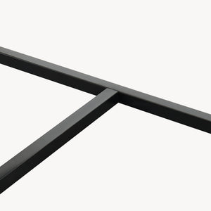 Cuier Norjad 160x80x41 cm Metal Negru [en.casa]