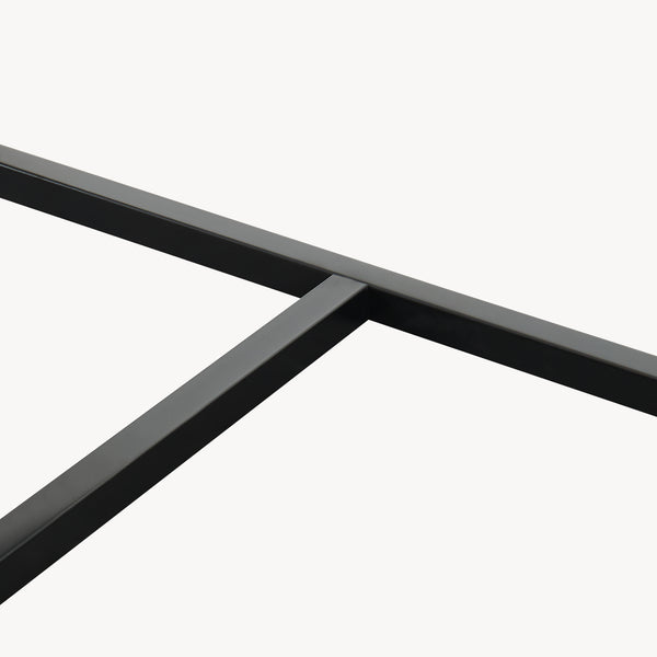 Cuier Norjad 160x80x41 cm Metal Negru [en.casa]