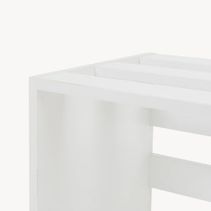 Masa laterala Ronde 43 x 64 x 33 cm alb [en.casa]