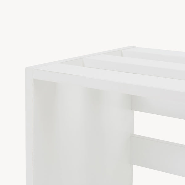 Masa laterala Ronde 43 x 64 x 33 cm alb [en.casa]