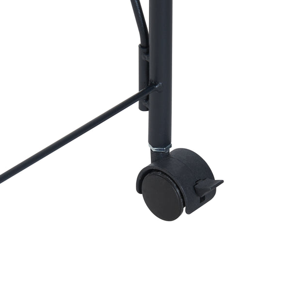 Carucior servire la masa Austrheim 73x50x33cm otel negru [en.casa]