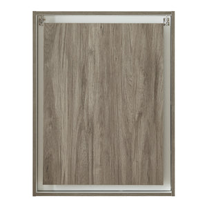 Birou perete pliabil Greve 80x62x16cm apl alb/efect lemn [en.casa]