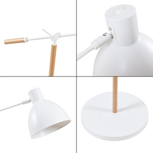 Lampa de podea Banchory 163 cm 1 x E27 max 60W metal efect lemn/alb [lux.pro]