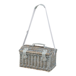 Cos pinic 2 persoane cu geanta termoizolanta Folldal 40x28x25cm gri [casa.pro]