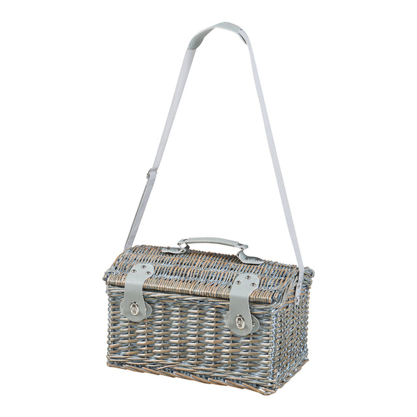 Cos pinic 2 persoane cu geanta termoizolanta Folldal 40x28x25cm gri [casa.pro]