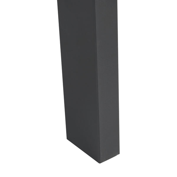 Set 2 buc picioare masa Kraftisried 72x70cm otel negru [en.casa]