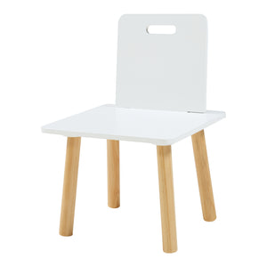 Set birou cu scaun copii Skjervøy natur alb [en.casa]