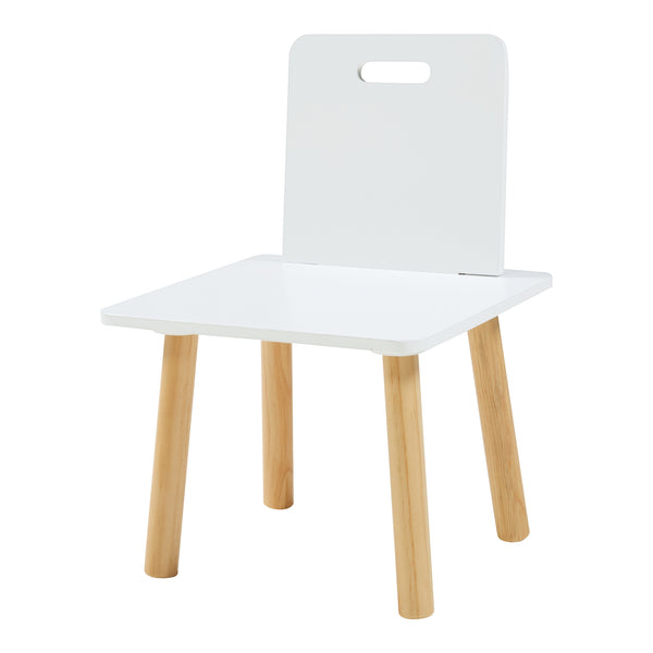 Set birou cu scaun copii Skjervøy natur alb [en.casa]