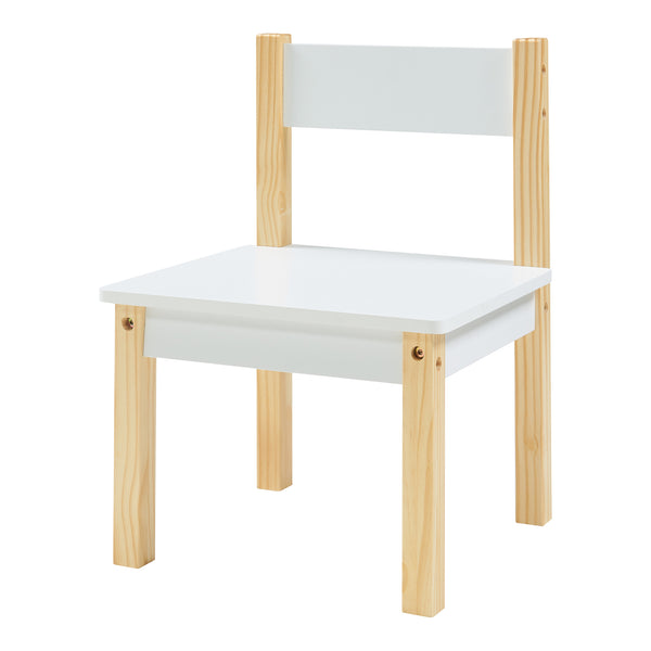 Set masa cu 2 scaune copii si tabla desenat Smedjebacken natur alb negru [en.casa]