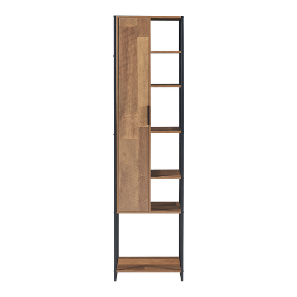 Set 4 piese mobilier baie Namsskogan efect lemn nuc [en.casa]
