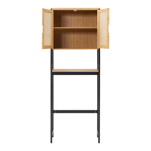 Dulap deasupra WC Tervola 172x63x27 bambus [en.casa]