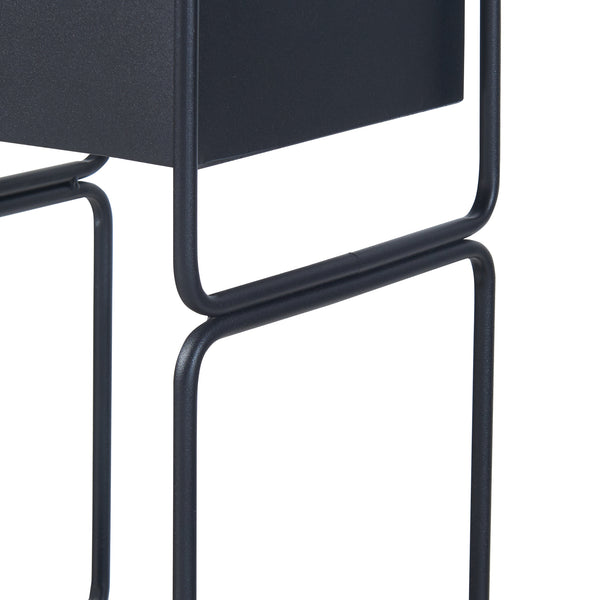 Set 2 buc suport plante masuri diferite Sveio metal negru [en.casa]