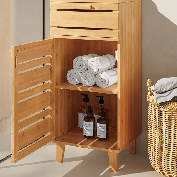 Dulap baie Epind 75x33x30 cm bambus [en.casa]