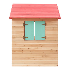 Casuta joaca copii Lulä 130x115x101 cm lemn multicolor [casa.pro]