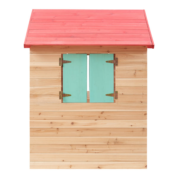 Casuta joaca copii Lulä 130x115x101 cm lemn multicolor [casa.pro]