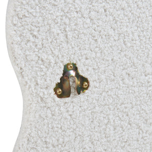Oglinda de perete Brummen 80x60 cm alb [en.casa]