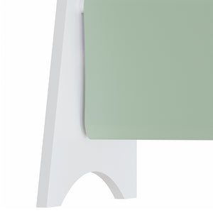 Raft carti copii Hornnes 60x62x28 cm alb/verde deschis/lila [en.casa]