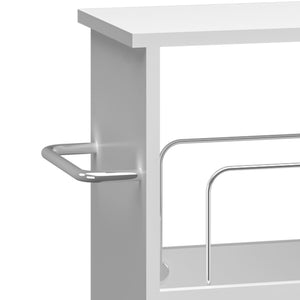 Raft mobil Katra 66x40x20 cm alb [en.casa]