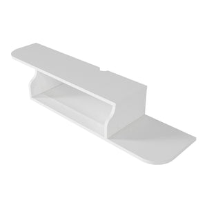 Suport TV de perete Kershaby 120x30x19 cm alb [en.casa]