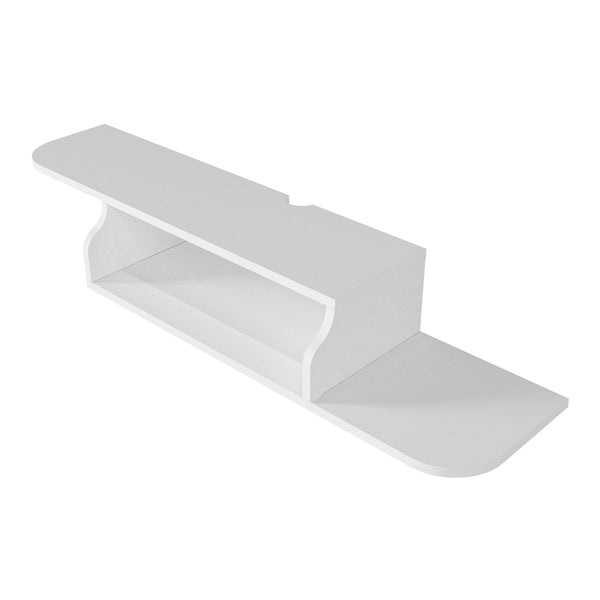 Suport TV de perete Kershaby 120x30x19 cm alb [en.casa]