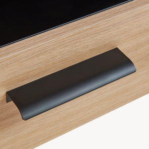 Dulap perete Noppen 98x60x35 cm efect stejar [en.casa]