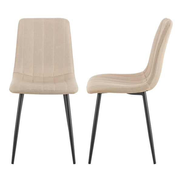 Set masa rotunda si 4 scaune Lindesberg 75x100 cm gri/maro deschis [en.casa]