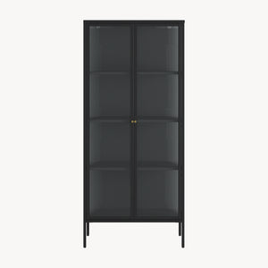 Vitrina Vinterhavn negru [en.casa]
