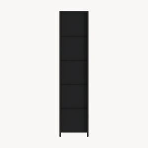 Dulap inalt Ostersund 174x40x35 cm otel negru [en.casa]