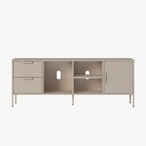 Comoda TV Kliri 150x35x58 cm otel camel [en.casa]
