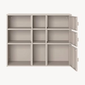 Dulap documente Kliri 81x100x32 cm otel camel [en.casa]