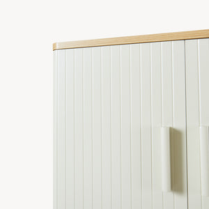 Dulap baie deasupra WC Ferrersp 160x63x20 cm efect stejar/oatmeal/natur [en.casa]