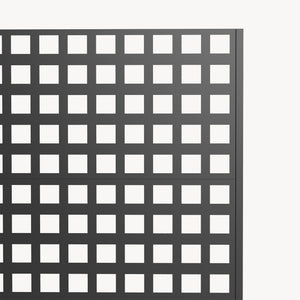 Perete despartitor Toma 190x82x38 cm otel galvanizat negru [casa.pro]