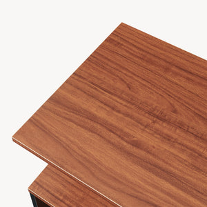 Măsuță de cafea Trond 80x40x42 cm Negru/Nuc [en.casa]