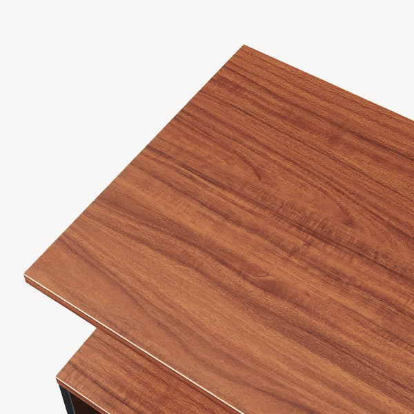 Măsuță de cafea Trond 80x40x42 cm Negru/Nuc [en.casa]